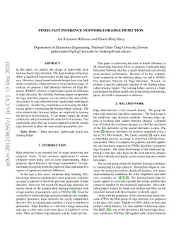 FINED: Fast Inference Network for Edge Detection