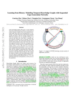 Learning from History: Modeling Temporal Knowledge Graphs with
  Sequential Copy-Generation Networks