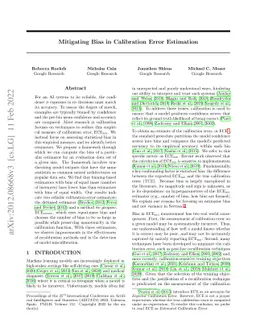 Mitigating Bias in Calibration Error Estimation