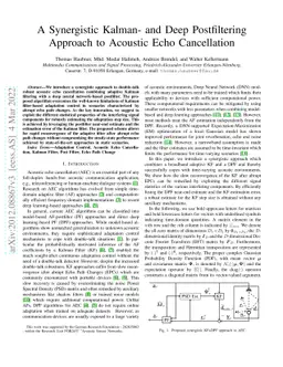 A Synergistic Kalman- and Deep Postfiltering Approach to Acoustic Echo
  Cancellation