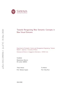 Towards Recognizing New Semantic Concepts in New Visual Domains