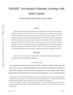 FedADC: Accelerated Federated Learning with Drift Control