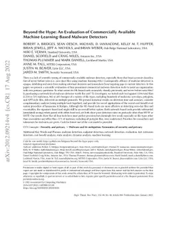 Beyond the Hype: A Real-World Evaluation of the Impact and Cost of
  Machine Learning-Based Malware Detection