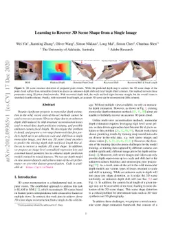 Learning to Recover 3D Scene Shape from a Single Image