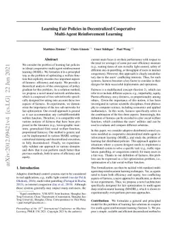 Learning Fair Policies in Decentralized Cooperative Multi-Agent
  Reinforcement Learning