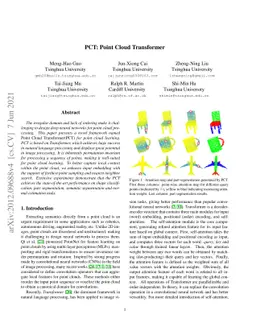 PCT: Point cloud transformer