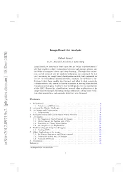 Image-Based Jet Analysis