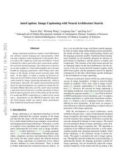 AutoCaption: Image Captioning with Neural Architecture Search