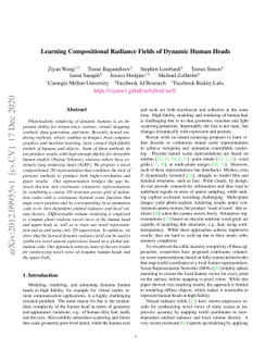 Learning Compositional Radiance Fields of Dynamic Human Heads