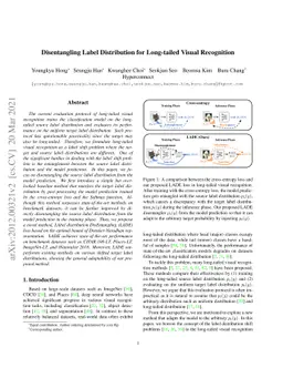 Disentangling Label Distribution for Long-tailed Visual Recognition