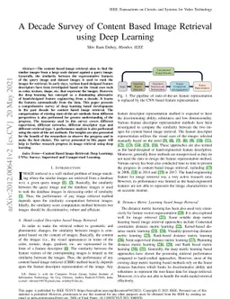 A Decade Survey of Content Based Image Retrieval using Deep Learning