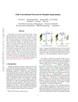 Fully Convolutional Networks for Panoptic Segmentation