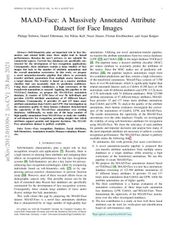 MAAD-Face: A Massively Annotated Attribute Dataset for Face Images