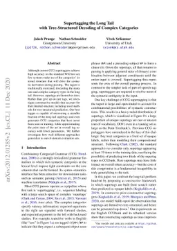 Supertagging the Long Tail with Tree-Structured Decoding of Complex
  Categories