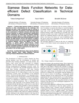 Siamese Basis Function Networks for Data-efficient Defect Classification
  in Technical Domains
