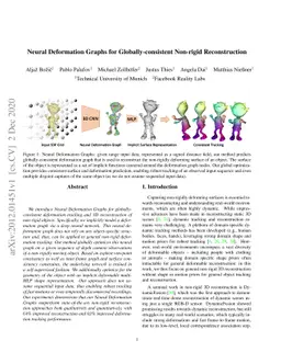Neural Deformation Graphs for Globally-consistent Non-rigid
  Reconstruction