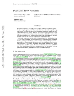 Deep Data Flow Analysis