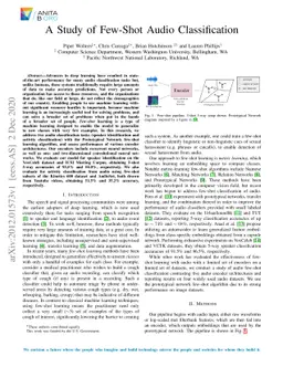 A Study of Few-Shot Audio Classification