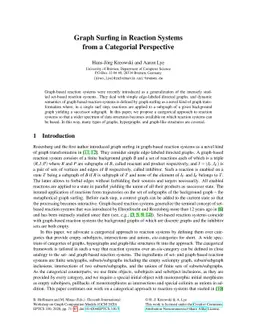 Graph Surfing in Reaction Systems from a Categorial Perspective