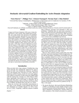 Stochastic Adversarial Gradient Embedding for Active Domain Adaptation