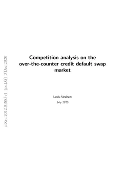 Competition analysis on the over-the-counter credit default swap market