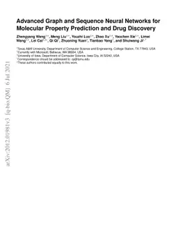 Advanced Graph and Sequence Neural Networks for Molecular Property
  Prediction and Drug Discovery