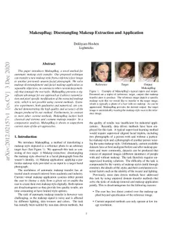 MakeupBag: Disentangling Makeup Extraction and Application