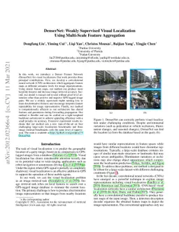 DenserNet: Weakly Supervised Visual Localization Using Multi-scale
  Feature Aggregation