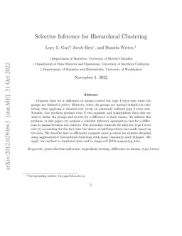 Selective Inference for Hierarchical Clustering