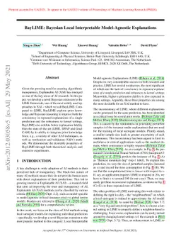 BayLIME: Bayesian Local Interpretable Model-Agnostic Explanations