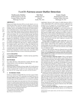 FairOD: Fairness-aware Outlier Detection