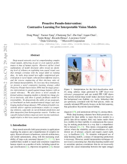 Proactive Pseudo-Intervention: Causally Informed Contrastive Learning
  For Interpretable Vision Models