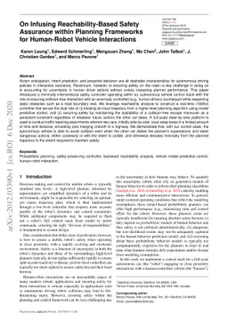 On Infusing Reachability-Based Safety Assurance within Planning
  Frameworks for Human-Robot Vehicle Interactions