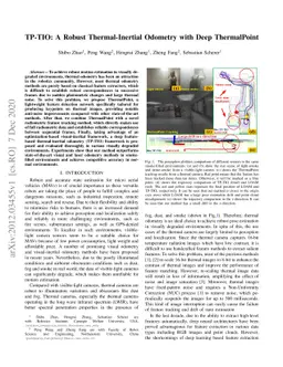 TP-TIO: A Robust Thermal-Inertial Odometry with Deep ThermalPoint
