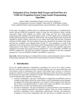 Estimation of Gas Turbine Shaft Torque and Fuel Flow of a CODLAG
  Propulsion System Using Genetic Programming Algorithm