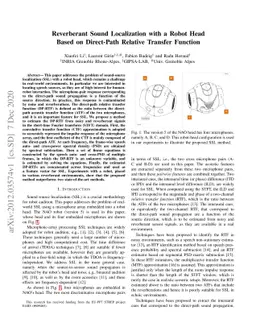 Reverberant Sound Localization with a Robot Head Based on Direct-Path
  Relative Transfer Function