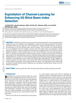 Exploitation of Channel-Learning for Enhancing 5G Blind Beam Index
  Detection