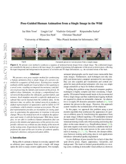 Pose-Guided Human Animation from a Single Image in the Wild