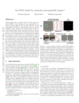 Are DNNs fooled by extremely unrecognizable images?