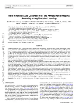 Multi-Channel Auto-Calibration for the Atmospheric Imaging Assembly
  using Machine Learning