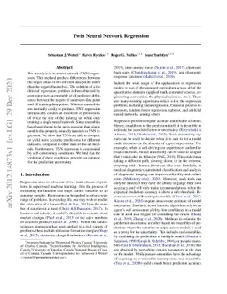 Twin Neural Network Regression