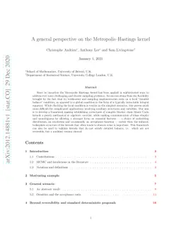 A general perspective on the Metropolis-Hastings kernel