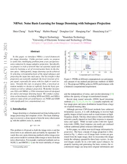 NBNet: Noise Basis Learning for Image Denoising with Subspace Projection