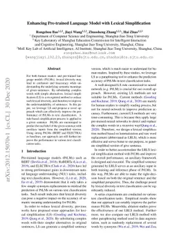 Enhancing Pre-trained Language Model with Lexical Simplification