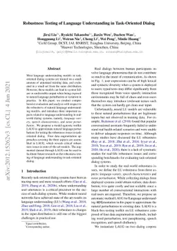 Robustness Testing of Language Understanding in Task-Oriented Dialog