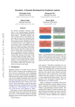 DynaSent: A Dynamic Benchmark for Sentiment Analysis