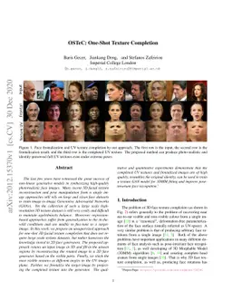 OSTeC: One-Shot Texture Completion