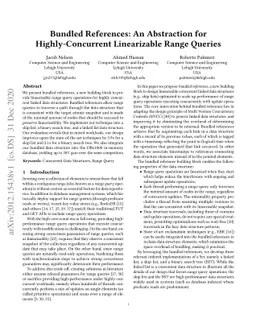 Bundled References: An Abstraction for Highly-Concurrent Linearizable
  Range Queries