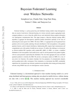 Bayesian Federated Learning over Wireless Networks