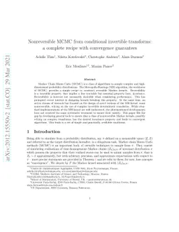 Nonreversible MCMC from conditional invertible transforms: a complete
  recipe with convergence guarantees